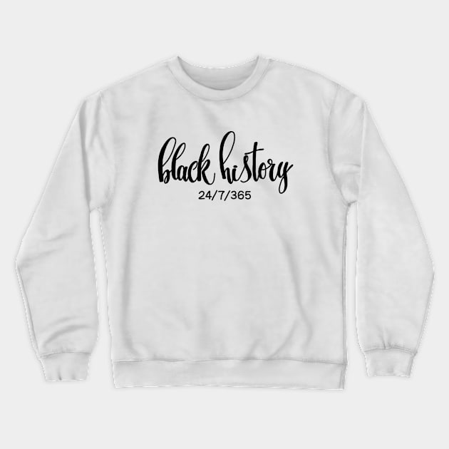 Black History Crewneck Sweatshirt by valentinahramov